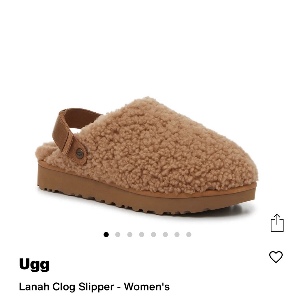 UGG Lanah Clog Slipper in Tan